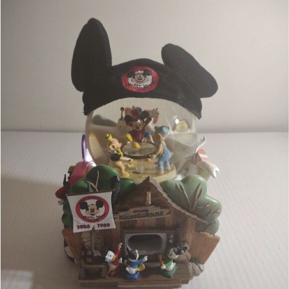👍 Vintage Mickey Mouse Club Snow Globe Read. C5 - Picture 7 of 9